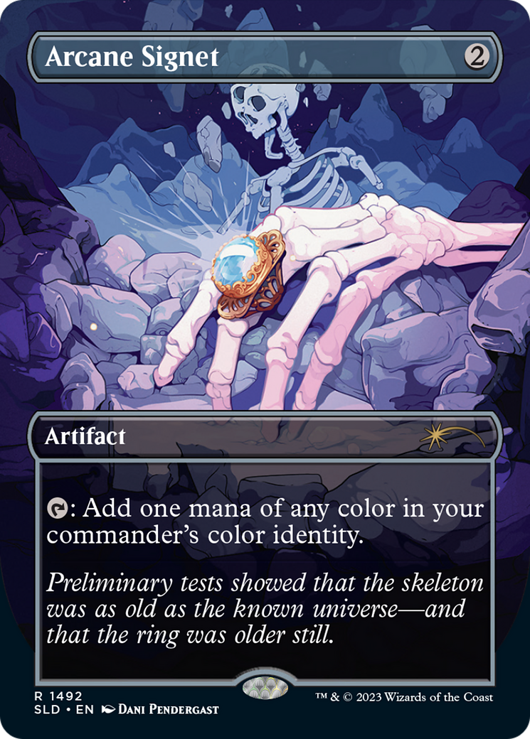 Arcane Signet (SLD-1492) (Borderless) [Secret Lair Drop]