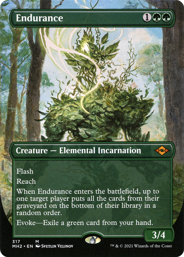 Endurance (Borderless) (MH2-317) (Borderless) [Modern Horizons 2] Foil