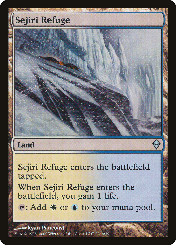 Sejiri Refuge (ZEN-224) [Zendikar] Foil