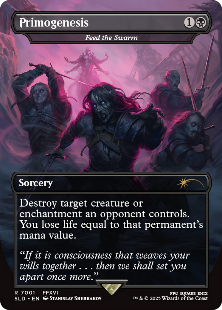Feed the Swarm (SLD-7001) (Borderless) [Secret Lair Drop Series] Foil