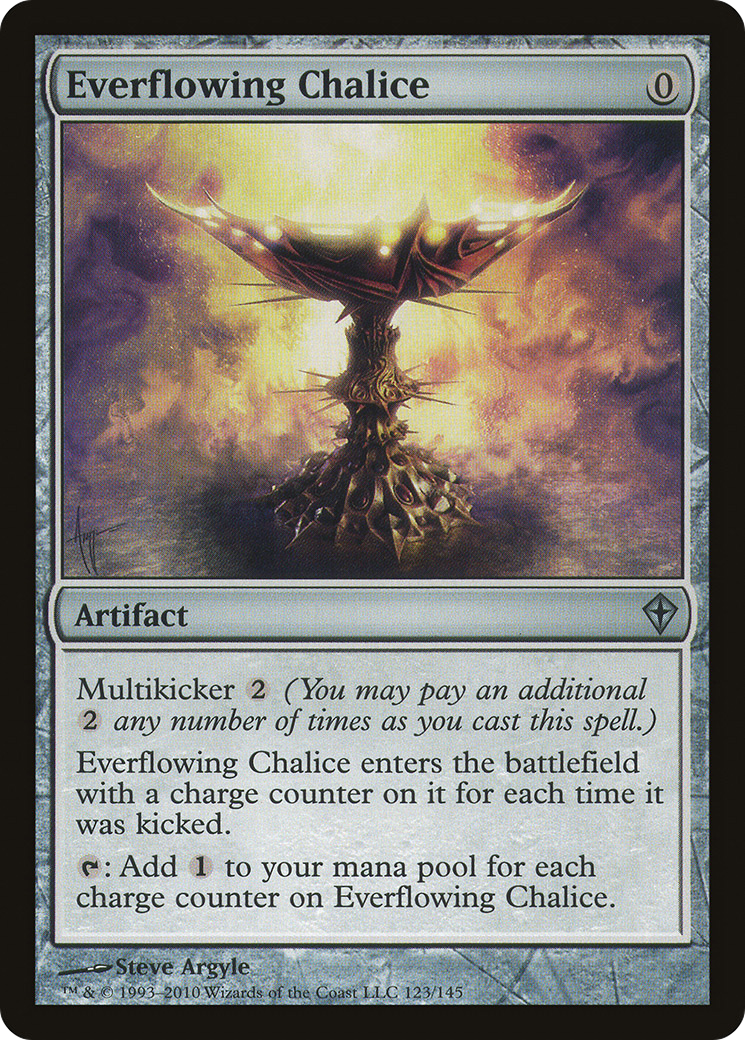Everflowing Chalice (WWK-123) [Worldwake] Foil