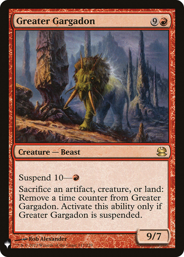 Greater Gargadon (LIST-MMA-117) [The List]