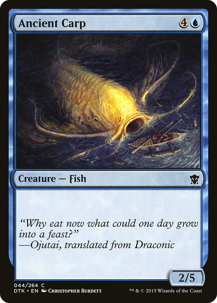 Ancient Carp (DTK-044) [Dragons of Tarkir]
