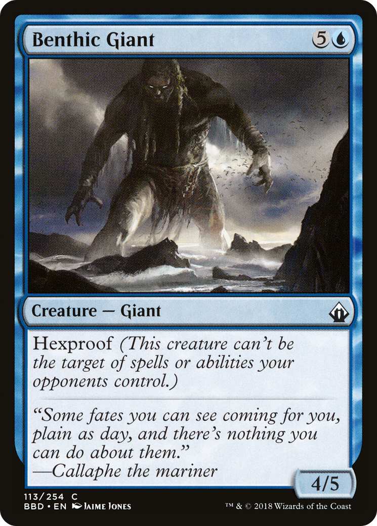 Benthic Giant (BBD-113) [Battlebond] Foil