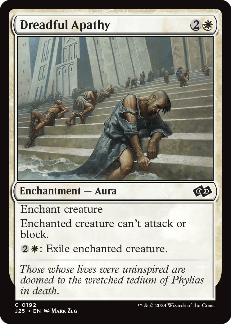 Dreadful Apathy (J25-192) [Foundations Jumpstart]