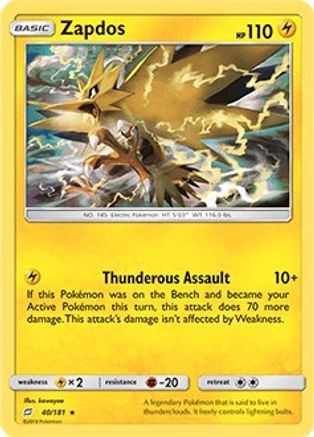 Zapdos (040/181) [Deck Exclusives] - Rare