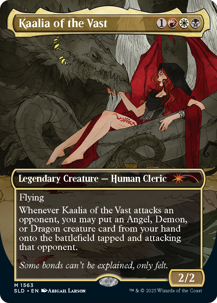 Kaalia of the Vast (SLD-1563) (Borderless) [Secret Lair Drop]