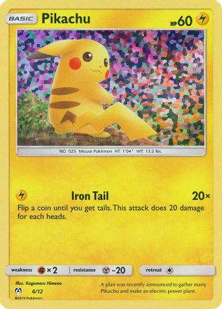 Pikachu (6/12) [McDonalds Promos 2019] Holofoil - Promo
