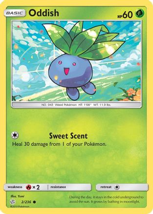 Oddish (002/236) [SM  Cosmic Eclipse] - Common