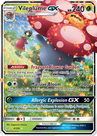 Vileplume GX (004/236) [SM  Cosmic Eclipse] Holofoil - Ultra Rare