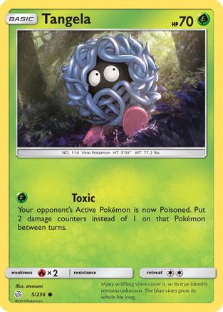 Tangela (5/236) [SM  Cosmic Eclipse] - Common