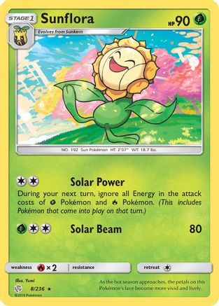 Sunflora (008/236) [SM  Cosmic Eclipse] Reverse Holofoil - Rare
