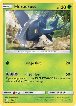 Heracross (009/236) [SM  Cosmic Eclipse] - Uncommon
