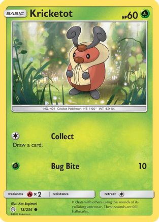 Kricketot (013/236) [SM  Cosmic Eclipse] - Common