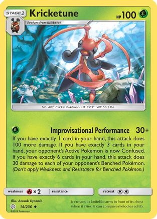 Kricketune (14/236) [SM  Cosmic Eclipse] - Uncommon