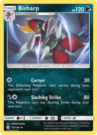 Bisharp (135/236) [SM  Cosmic Eclipse] - Uncommon