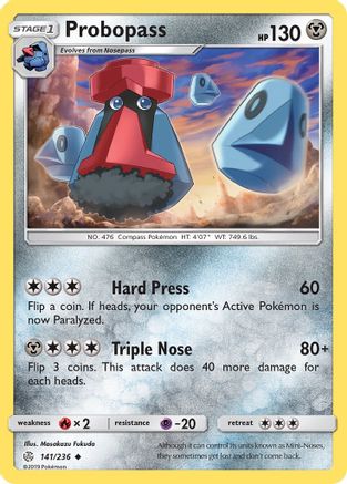 Probopass (141/236) [SM  Cosmic Eclipse] - Uncommon