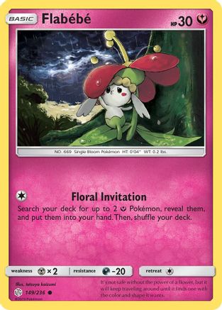 Flabebe (149/236) [SM  Cosmic Eclipse] - Common
