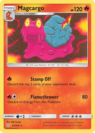 Magcargo (27/236) [SM  Cosmic Eclipse] - Rare