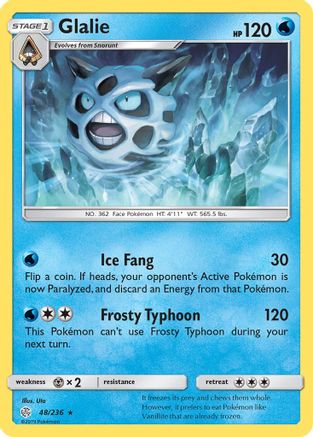 Glalie (48/236) [SM  Cosmic Eclipse] - Rare