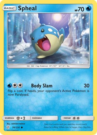 Spheal (050/236) [SM  Cosmic Eclipse] Reverse Holofoil - Common