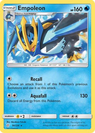 Empoleon (056/236) [SM  Cosmic Eclipse] - Rare