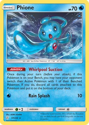 Phione (057/236) [SM  Cosmic Eclipse] - Rare
