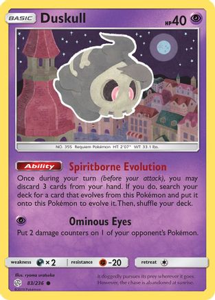Duskull (083/236) [SM  Cosmic Eclipse] - Common