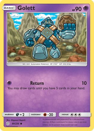 Golett (089/236) [SM  Cosmic Eclipse] - Common