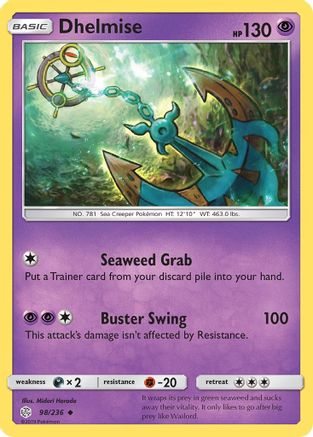 Dhelmise (98/236) [SM  Cosmic Eclipse] - Uncommon