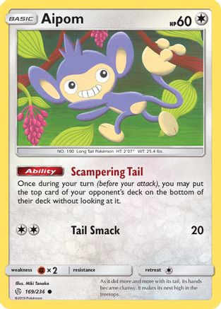 Aipom (169/236) [SM  Cosmic Eclipse] - Common