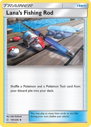 Lana's Fishing Rod (195/236) [SM  Cosmic Eclipse] - Uncommon