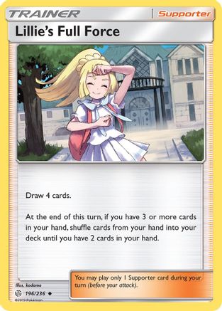 Lillie's Full Force (196/236) [SM  Cosmic Eclipse] - Uncommon