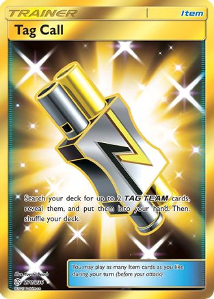 Tag Call (Secret) (270/236) [SM  Cosmic Eclipse] Holofoil - Secret Rare