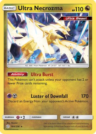 Ultra Necrozma (164/236) [SM  Cosmic Eclipse] Reverse Holofoil - Holo Rare