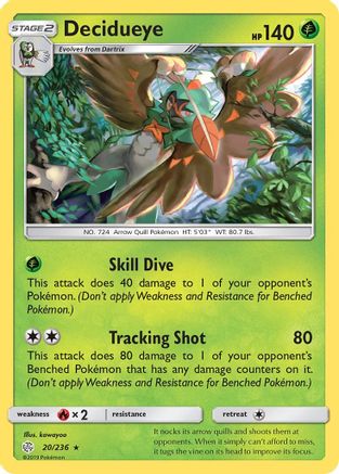 Decidueye (020/236) [SM  Cosmic Eclipse] Holofoil - Holo Rare