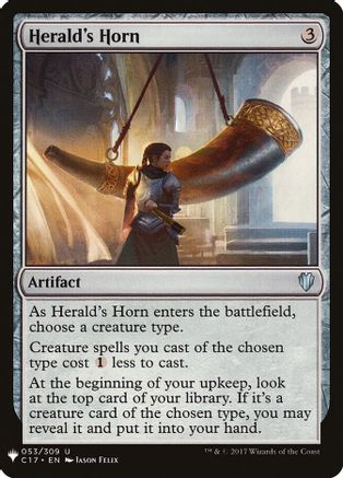 Herald's Horn (LIST-053) [The List Reprints]