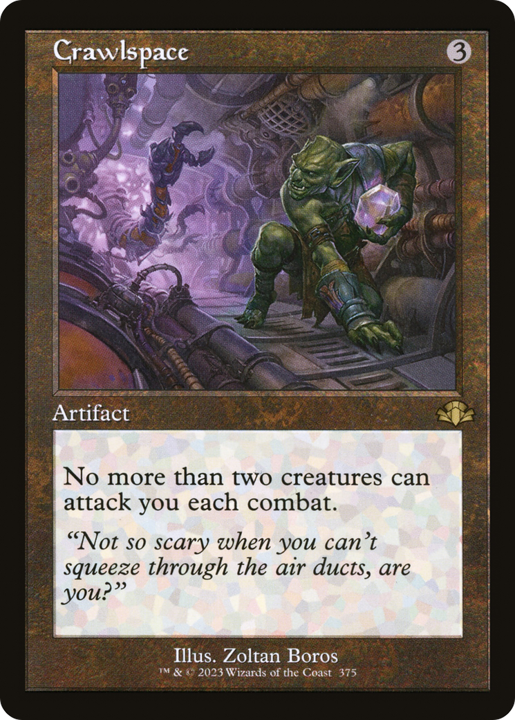 Crawlspace (Retro Frame) (DMR-375) [Dominaria Remastered] Foil