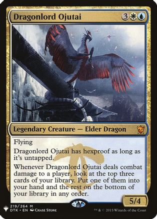 Dragonlord Ojutai (LIST-219/264) [The List Reprints]