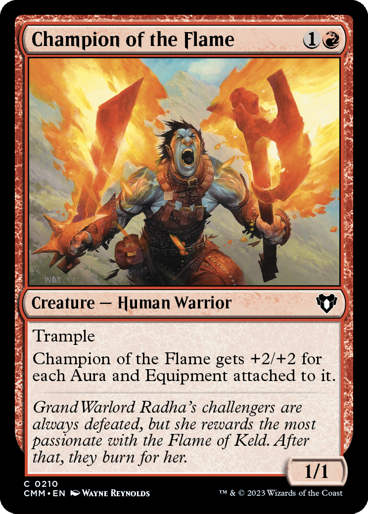 Champion of the Flame (CMM-210) [Commander Masters]