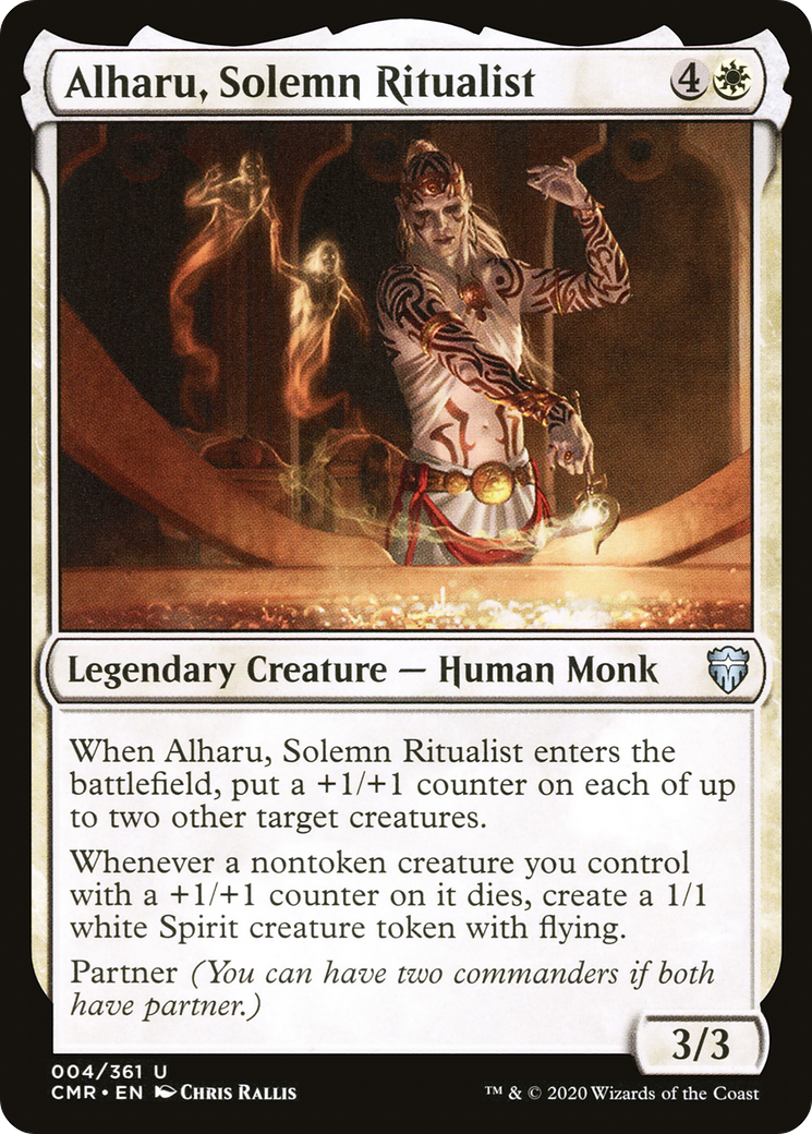 Alharu, Solemn Ritualist (CMR-004) [Commander Legends]