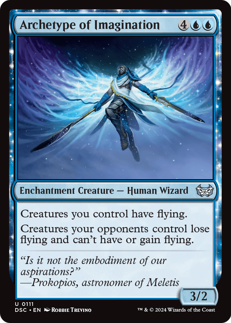 Archetype of Imagination (DSC-111) [Duskmourn: House of Horror Commander]