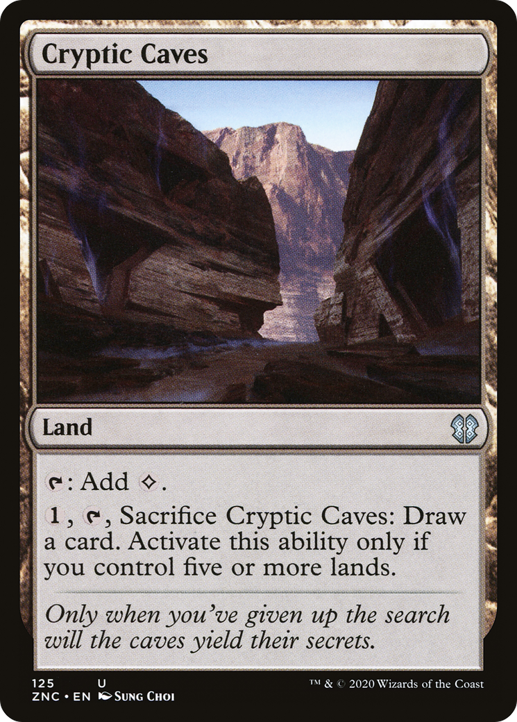 Cryptic Caves (ZNC-125) [Zendikar Rising Commander]