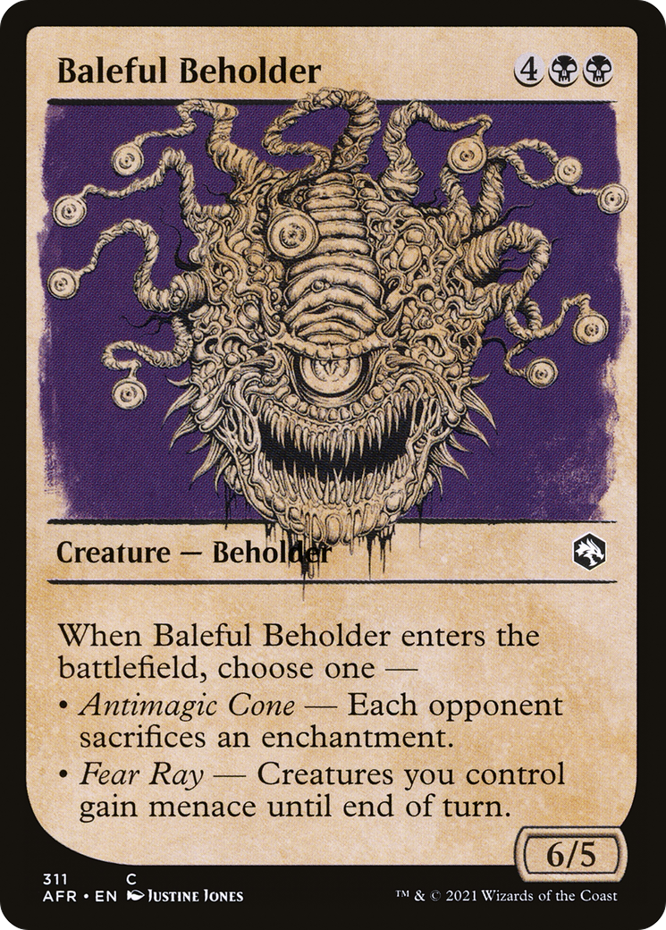 Baleful Beholder (Showcase) (AFR-311) [Adventures in the Forgotten Realms]