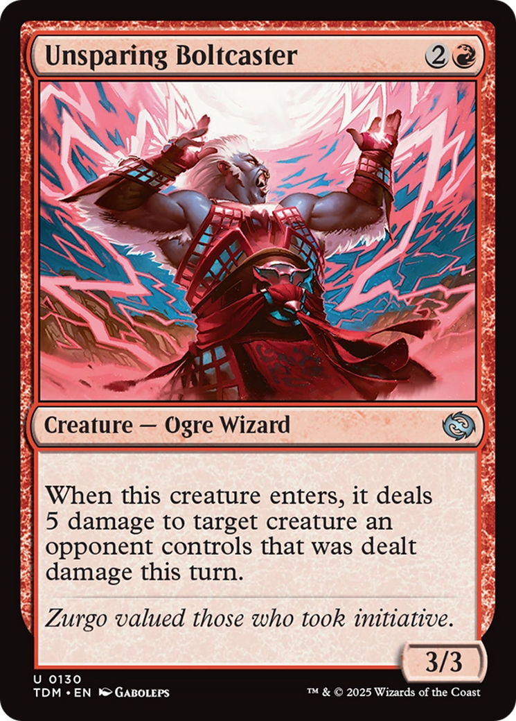 Unsparing Boltcaster (TDM-130) [Tarkir: Dragonstorm]