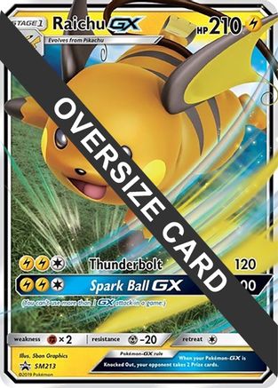 Raichu GX - SM213 (SM213) [Jumbo Cards] Holofoil - Promo