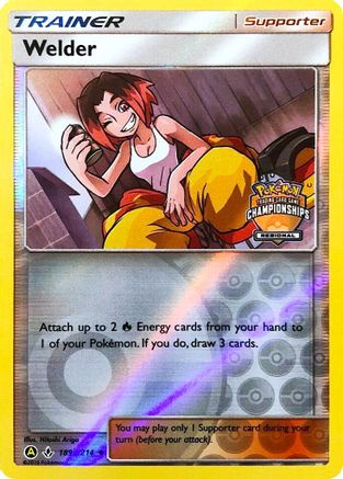 Welder (Regional Championships) (189a/214) [League & Championship Cards] Reverse Holofoil - Promo
