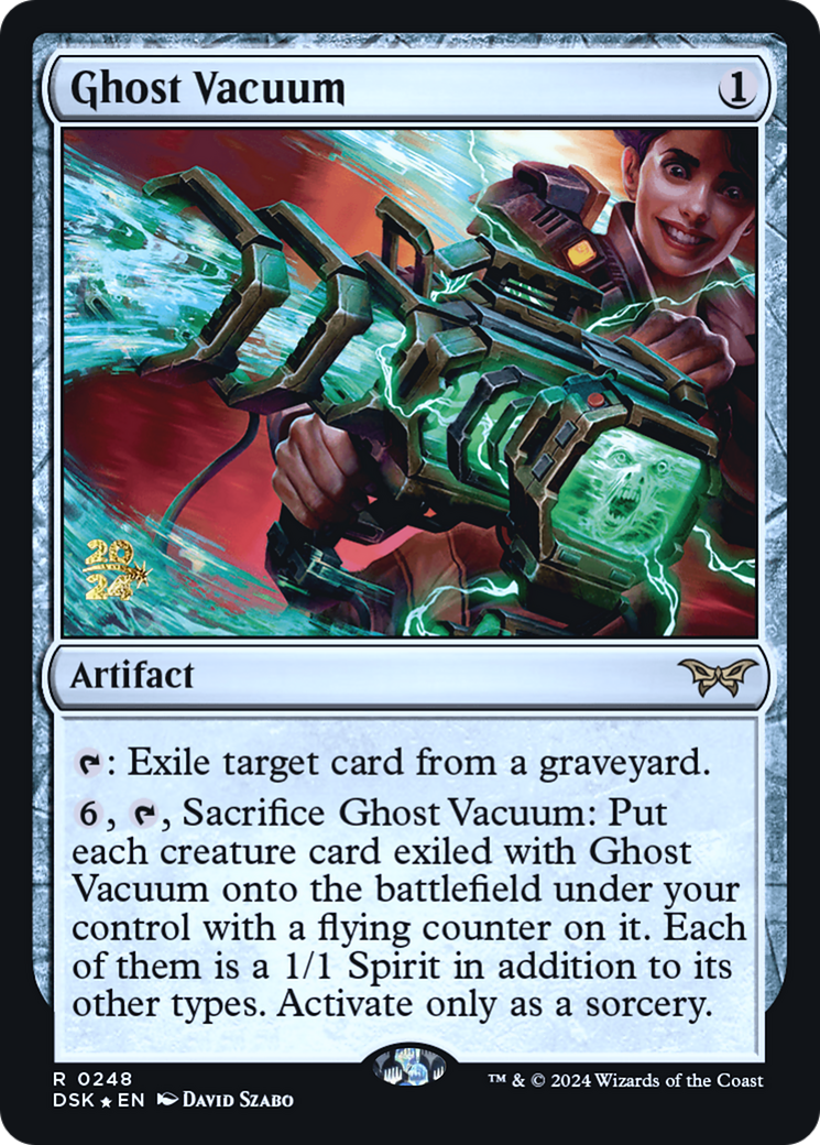 Ghost Vacuum (PRE-248) [Duskmourn: House of Horror Promos] Foil