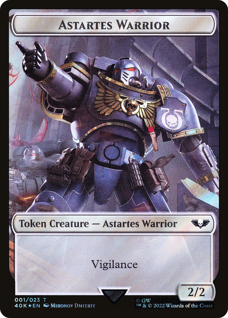 Astartes Warrior (T40K-01★) [Warhammer 40,000 Tokens] Foil
