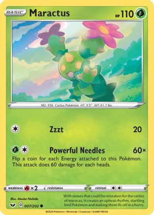 Maractus (007/202) [SWSH01 Sword & Shield Base Set] - Common
